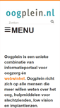 Mobile Screenshot of oogplein.nl